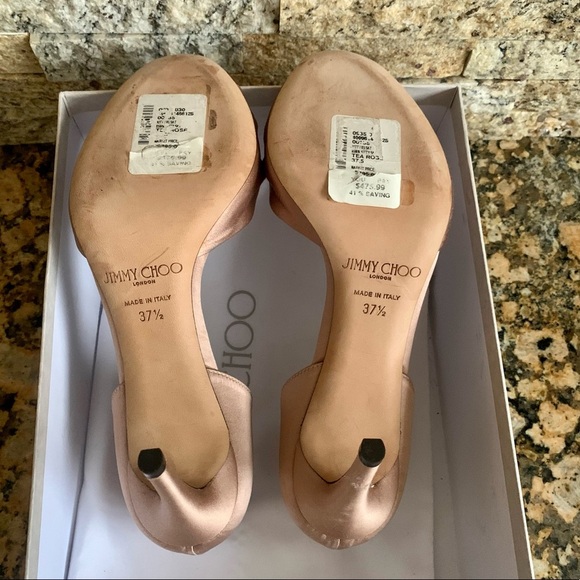 Jimmy Choo Light Gold Sandals - Picture 5 of 6